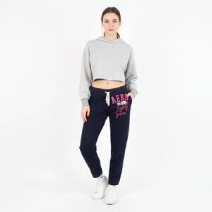 *Aeropostal Low Rise Navy Track Pant